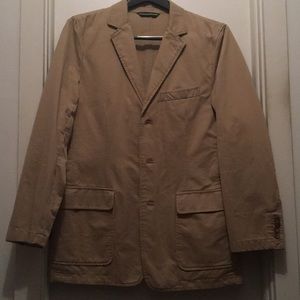Tan J. Crew Mens Coat